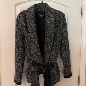 Maternity black and white blazer/jacket. Size large